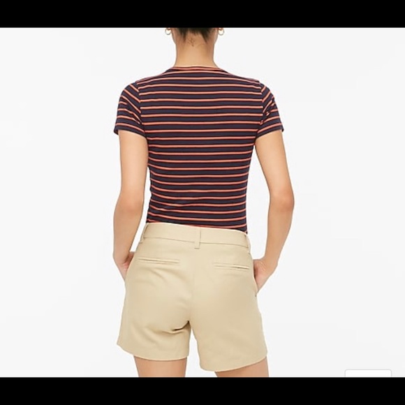 NWT J.Crew Factory 5” Chino Shorts Size 2 Grey - Picture 3 of 6